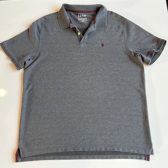 Bundle 2 Short Sleeve Polo IZOD Men’s Advantage Performance natural stretch - Picture 7 of 11